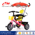Hot sale baby tricycle bike with back seat/EN71 approved baby tricycle running bike/indoor outdoor ride on car tricycle for baby